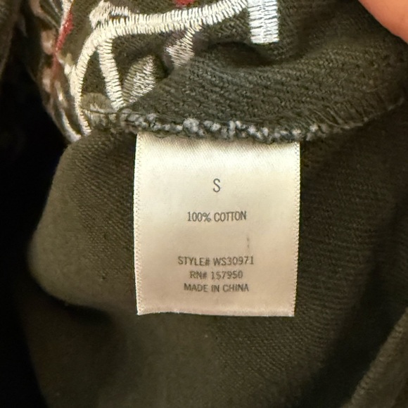 Blue Rain Black and White Embellished A-Line Mini Skirt - Picture 5 of 5